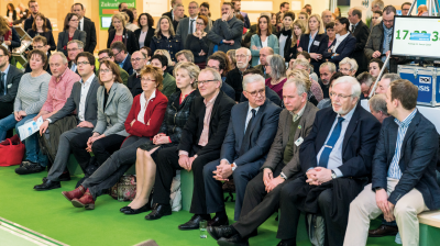 Viele Vertreter von Bund, Ländern und der EU kamen zum Label-Empfang des Deutschen Tierschutzbundes, der im Rahmen der Internationalen Grünen Woche 2018 in Berlin stattfand.