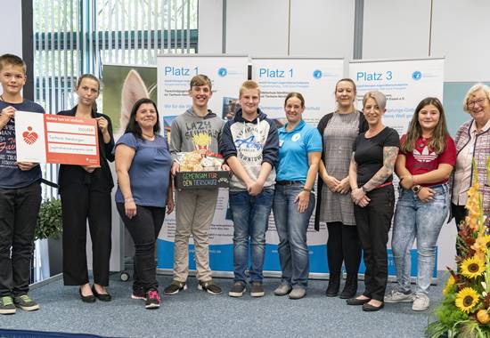 Preisträger des Adolf-Hempel-Jugendtierschutzpreises 2019: Mittelschule und Tierheim Nördlingen